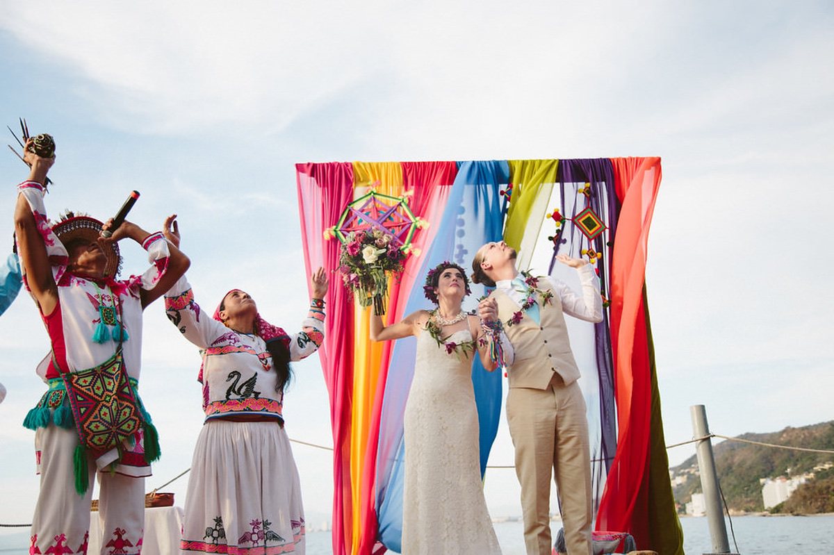 Huichol wedding ceremony in Puerto Vallarta