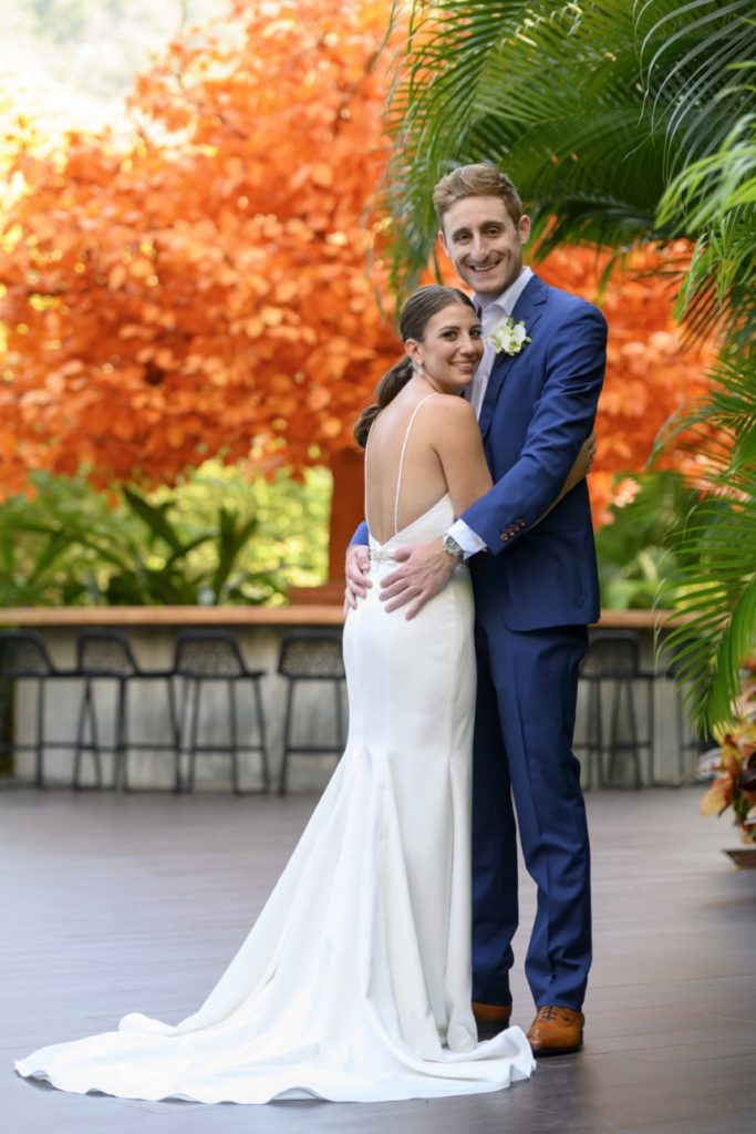 jewish green wedding at mousai orange deck